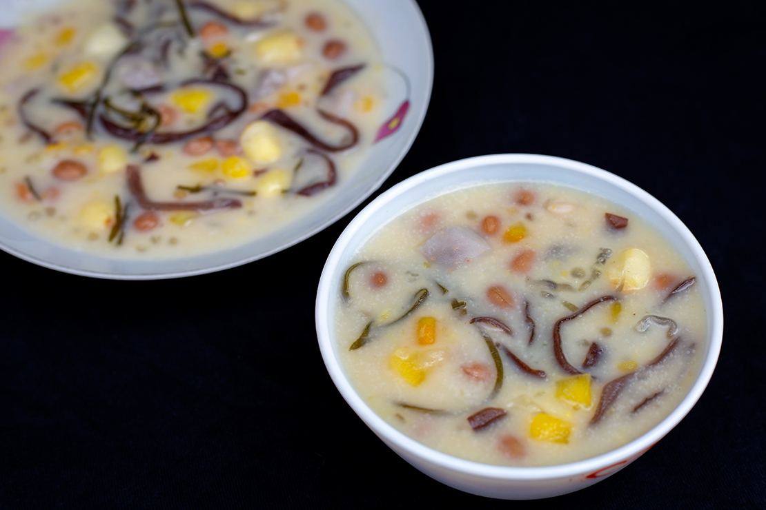 74. Chè Bà Ba / Dessert Soup – Coconut Milk, Tapioca, Jams & Sugar
